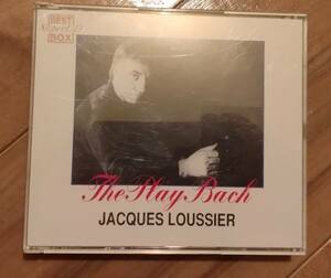 ジャック・ルーシェ　トリオ　デジタル　プレイ　バッハ　the play Bach Jacques Loussier 2CD 2枚組　中古品　ジャズ