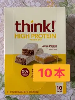 think！ プロテインバー レモンデライト味　60g×10本