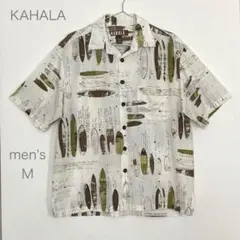 KAHALA☆カハラ メンズ アロハシャ ツハワイ製　M