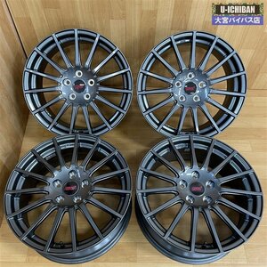 美品! WRX S4 STI 純正 18インチ 7.5J +55 5H 114.3 4本 WRX S4 流用で レヴォーグ フォレスター クロストレック 等 004