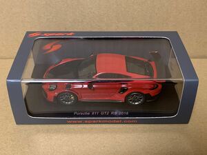 スパーク 1/43 ポルシェ 911 GT2 RS 991.2 レッド 2018 Spark 1/43 MINIMAX Porsche 911 GT2RS 991.2 Red