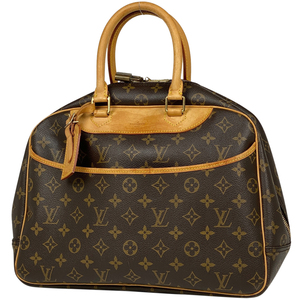 ルイ・ヴィトン Louis Vuitton ドーヴィル 手提げ ボーリングヴァニティ ハンドバッグ モノグラム ブラウン M47270 レディース 【中古】