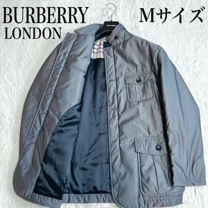 美品 BURBERRY LONDON 中綿 ノバチェック ブルゾン ジャケット バーバリーロンドン コート Mサイズ