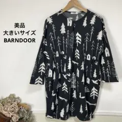 45 美品　大きいサイズ　BARNDOOR ツリー　起毛　チュニック