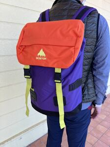 BURTON バートン　TINDER PACK バックパック　2014年型　GRAPE CRUSH DMND RIP 25リットル　定価8500円税別　未使用　新品　タグ付　廃番色