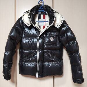 美品 モンクレール ブランソン MONCLER BRANSON ダウンジャケット OO ネイビー濃紺 レディース可