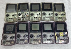 【8SU向12008F】★1円スタート★ゲームボーイカラー★GAMEBOY　COLOR★任天堂★ジャンク★10台まとめ★起動・動作NG★現状品★