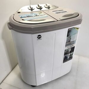 S2-635T 【動作品】 シービージャパン 2槽式小型洗濯機 WASHMAN TOM-05w 2021年製