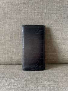 定価17,4万 Berluti ESPACE Scrit Leather Long Wallet ベルルッティ エスパス スクリットレザー 長財布 お札入れ カードケース 最新型