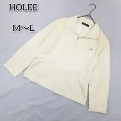 HOLEE 【M～L】 アウター ジャンパー 肩パット ウエストマーク ポケット