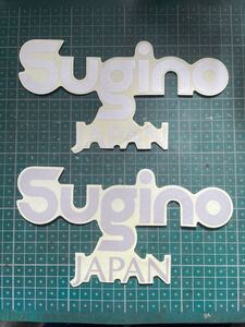 SUGINO Japan Decal sticker for Tension Disk Wheel スギノ テンションディスクホイール 補修用デカール ステッカー x２枚