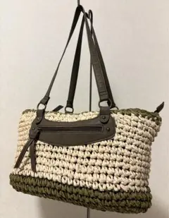 未使用 HUSHUSH ハッシュアッシュ カゴバッグ トートバッグ 篭 BAG