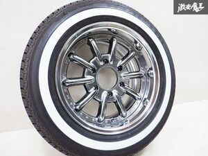 きれい!! CRS エセックス ENC-B ENCB-16 16インチ 8J +20 6穴 PCD139.7 P215/65R16 2022年 1本 タイヤ付 200 ハイエース キャラバン デリカ