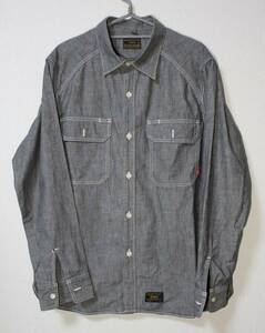 WTAPS ダブルタップス　長袖グレーシャツ サイズM