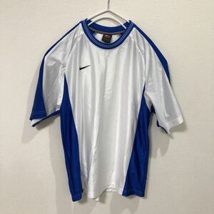 ★ナイキ NIKE TEAM 半袖 Ｔシャツ ホワイト＆ブルー スポーツウェア Mサイズ