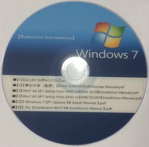 【DVD40】 Windows7 64bit SP1 Product key & FinalUpdate KB DVD+Blu-ray Set【送:無料】