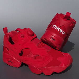 美品!! 20年製 US 10・28cm Reebok INSTAPUMPFURY OG リーボック インスタ ポンプフューリー 赤 赤 TOKYO 東京