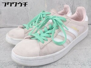 ◇ adidas アディダス CAMPUS BY9845 スニーカー シューズ サイズ23.5cm ピンクベージュ レディース