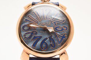 箱入り ガガミラノ ラウンド クォーツ Ref 5021N11464 腕時計 GaGaMILANO