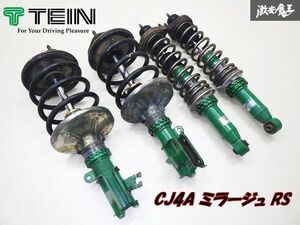 TEIN テイン CJ4A TYPE GRAVEL グラベル 純正形状 ネジ式 車高調 サス ショック 1台分 減衰調整 (リアはKYBスプリング) ラリー屋 棚18-3