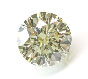 【100円～】VVS2！0.323ct 天然ダイヤ Light Yellow（ナチュラルカラー） Very Good！