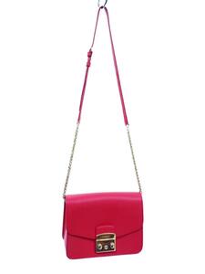 FURLA◆ショルダーバッグ/-/RED/無地/G6538/メトロポリス