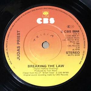 Judas Priest / Breaking The Law UK Orig 7