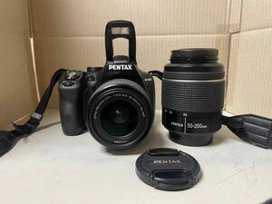 K513/PENTAX ペンタックス K-50 1:4-5.6 50-200mm/ 1:3.5-5.6 18-55mm 32GBメモリカード　セット