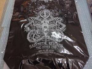 送料込即決　BABYMETAL「MONOCHROME」トートバッグBABYMETAL RETURNS-THE OTHER ONE-ベビーメタル幕張メッセ/新品未開封未使用