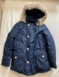 正規品美品WOOLRICH ウールリッチ アークティックパーカー ダウンコート Arctic PARKA XS ネイビーダウンジャケット