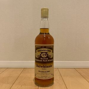 60年代 ダルウィニー 19年 1962 G&M コニサーズ チョイス 750ml 40% ゴードンアンドマクファイル Dalwhinnie Connoisseurs Choice