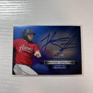 2012 Bowman Sterling Jonathan Singleton auto Jon