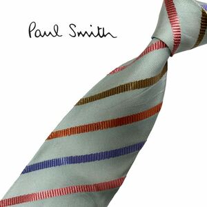 Paul Smith ネクタイ レジメンタル柄 ストライプ柄 ポールスミス USED 中古 m1176