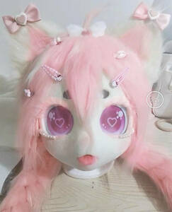 ケモノ　キグルミ　 ケモノ　 fursuit 　着ぐるみ コスプレ kigurumi　　ファースーツ ハンドメイド　アトラク　　マスク　 コスチューム