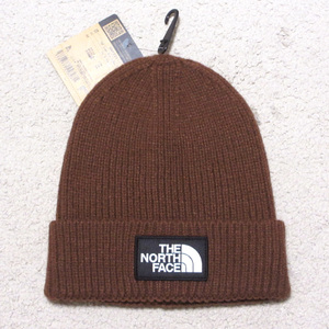 THE NORTH FACE　TNF LOGO BOX CUFFED BEANIE　NN42241Z　DK(ダークオーク)　ザ・ノース・フェイス　ロゴ ボックス カフ ビーニー