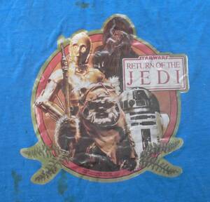 スター・ウォーズ STAR WARS ジェダイの復讐 Return of the Jedi Tシャツ メンズS ダースベイダー R2-D2 C-3PO 