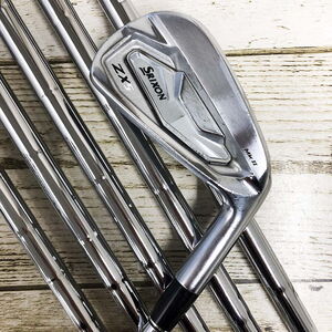 (中古)ダンロップ SRIXON ZX5 Mk2 アイアンセット 5-9P 6本組 S200フレックス ダイナミックゴールド 105 右利き用 Cランク