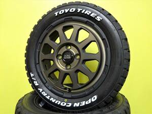 S3562 新品 マッドクロス レンジャー 4.5J マットブロンズ 165/60R15 オープンカントリー R/T ホワイトレター ハスラー キャスト デリカ D2