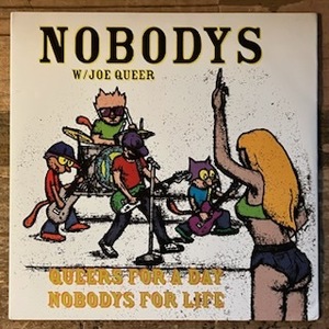 ●7inch.レコード//5曲入り//NOBODYS w/JOE QUEER//輸入盤/シリアルナンバー入り//ぴったりジャストサイズ未使用外袋入り