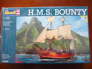 Revell 1/110 H.M.S. Bounty バウンティ（箱開封、小袋開封、画像が全てす。現状容認の方のみ）