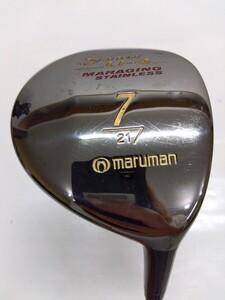 maruman SHUTTLE U-4 FW 7W 21度 flex:R メンズ右 オリジナルカーボンシャフト フェアウェイウッド マルマン