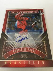 【CHRISTIAN PACHE】 2015 PANINI ELITE EXTRA EDITION AUTO