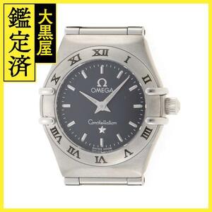 OMEGA　オメガ　コンステレーション　1562.40.00　クオーツ　SS　レディース　ネイビー【430】2148103619465