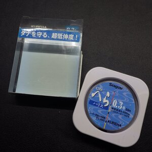 KUREHA タナを守る GMへら ハリス 0.3号 50m ※未使用 ※色褪せあり (2i0708) ※クリックポスト20