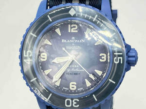 Swatch× BLANCPAIN SO35A100 フィフティファゾムス アトランティックオーシャン 時計