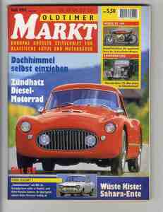 【d1225】94/Heft 9 OLDTIMER MARKT／フィアット8V、フォードエスコートⅠ、メルセデスベンツ170、ホンダRC164、...