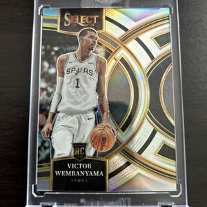 Victor Wembanyama RC 2023-24 Panini Select Premier Silver Prizm ビクター・ウェンバンヤマ ルーキー NBA A