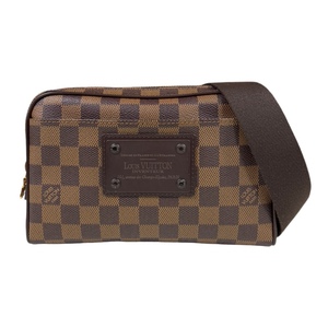 ルイヴィトン バムバッグ・ブルックリン ダミエ ウエストバッグ ダミエキャンバス N41101 ブラウン レディース LOUIS VUITTON 中古