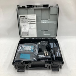 〇〇 MAKITA マキタ 充電式インパクトドライバ 18V 6.0Ah TD173DRGXB ブラック 未使用品 未使用に近い