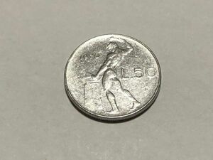 イタリア 旧硬貨/外国コイン 1970年 50リラ ステンレス 古銭 古代の鍛冶屋